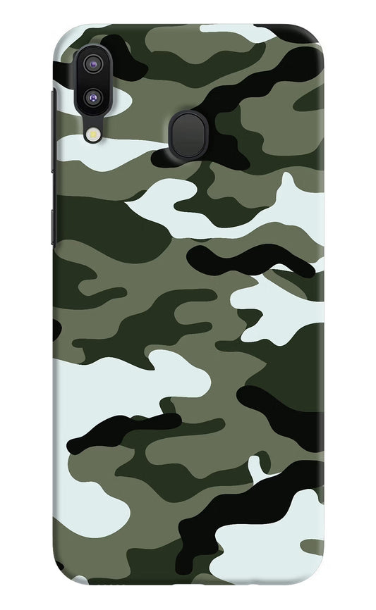 Camouflage Samsung M20 Hard Case Back Cover by Casekaro