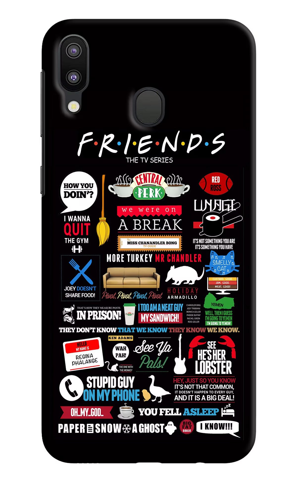 FRIENDS Samsung M20 Hard Case Back Cover by Casekaro