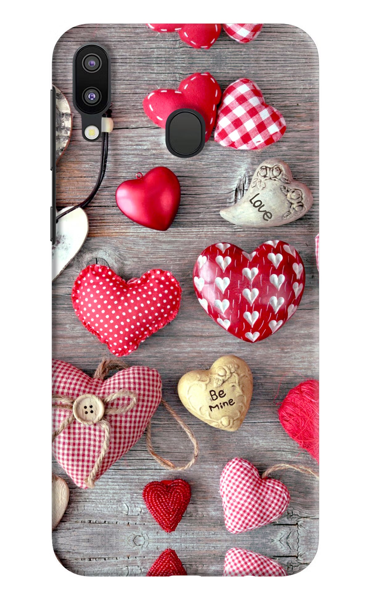 Love Wallpaper Samsung M20 Hard Case Back Cover by Casekaro
