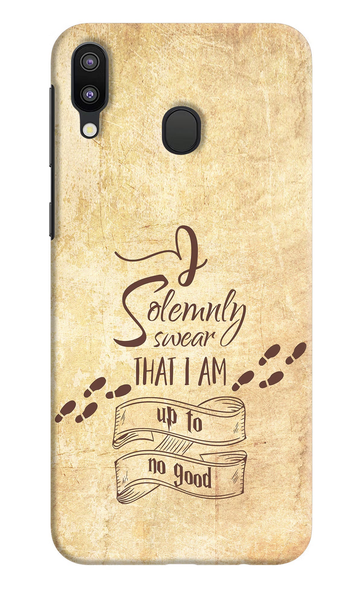 I Solemnly swear that i up to no good Samsung M20 Hard Case Back Cover by Casekaro