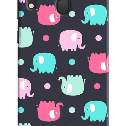 Elephants Samsung M20 Hard Case Back Cover by Casekaro