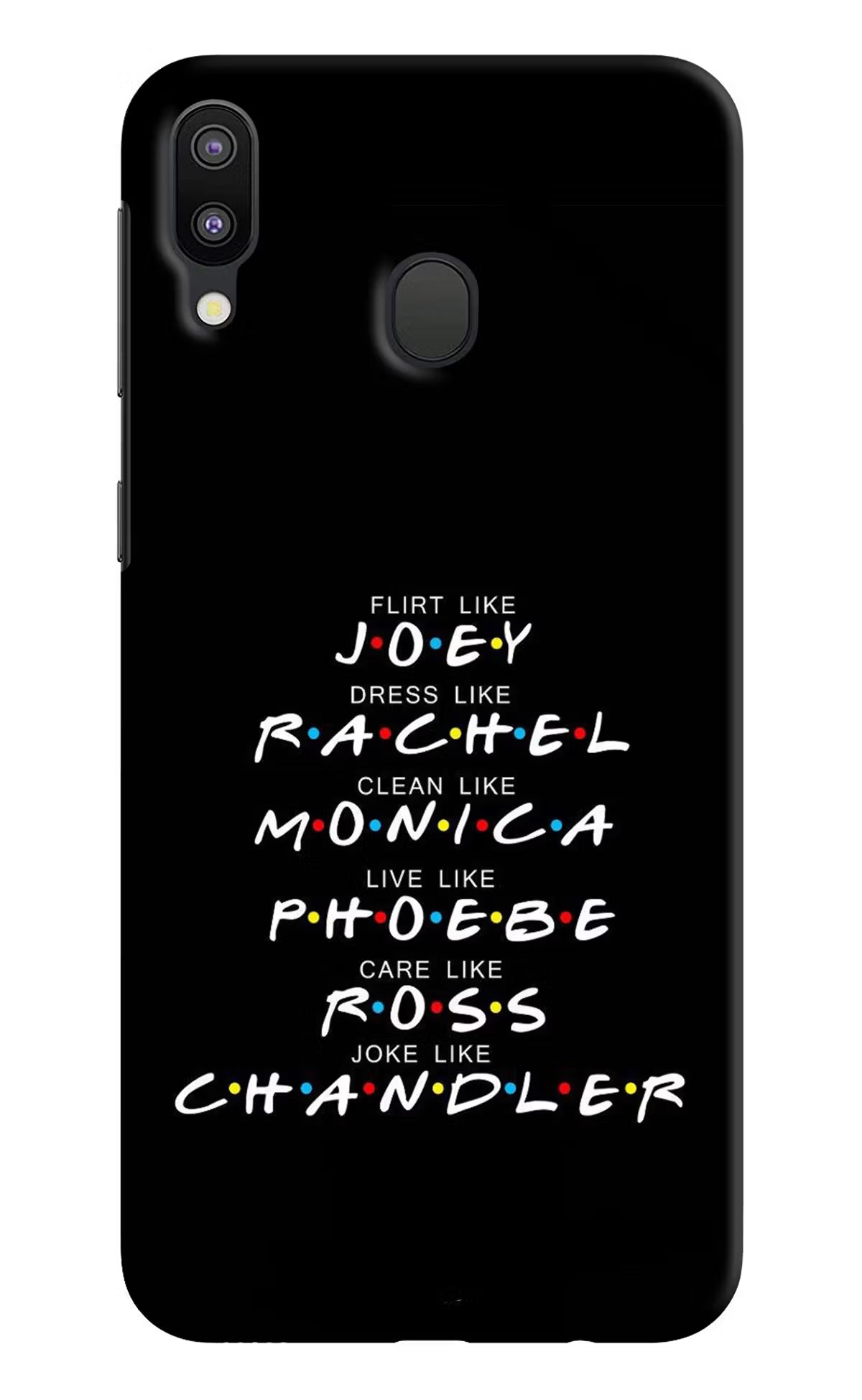 FRIENDS Character Samsung M20 Hard Case Back Cover by Casekaro