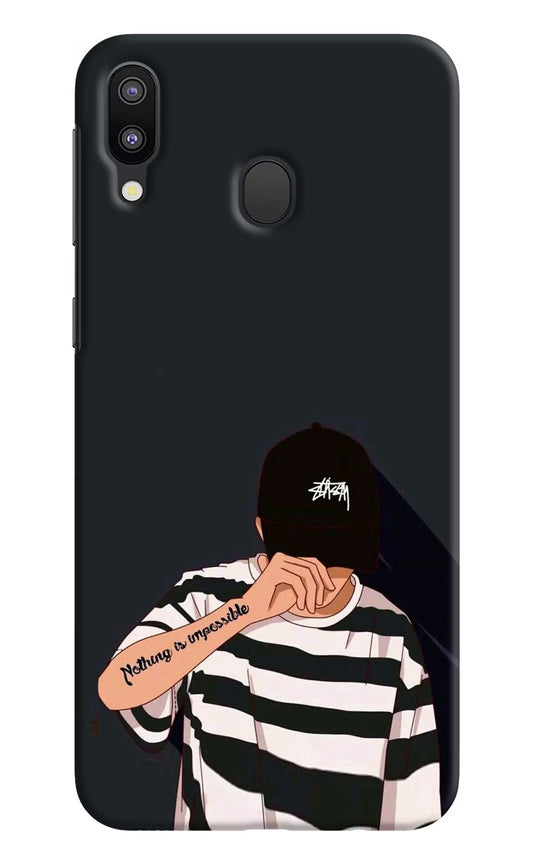 Aesthetic Boy Samsung M20 Hard Case Back Cover by Casekaro