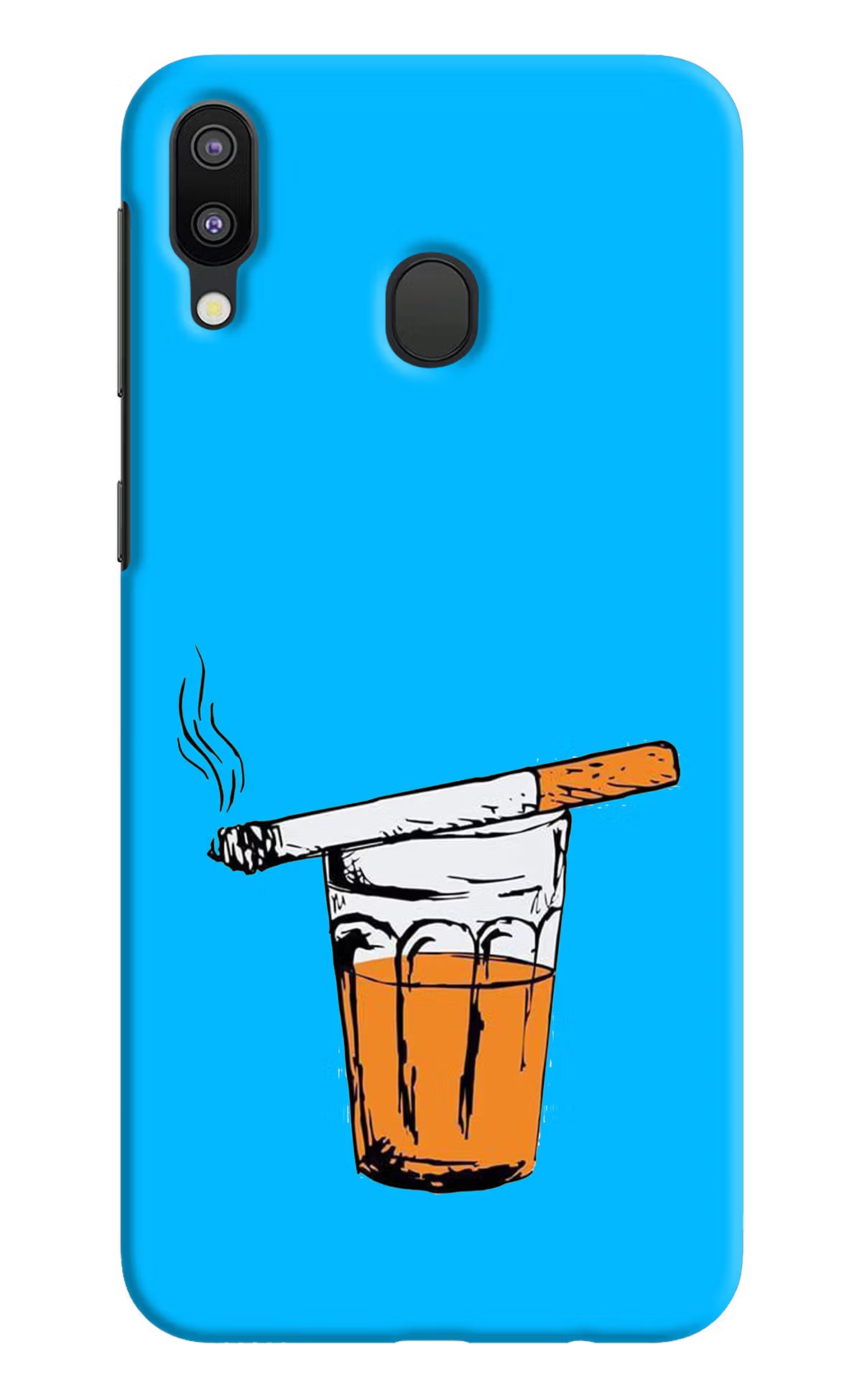 Chai Sutta Samsung M20 Hard Case Back Cover by Casekaro