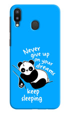 Keep Sleeping Samsung M20 Hard Case Back Cover by Casekaro