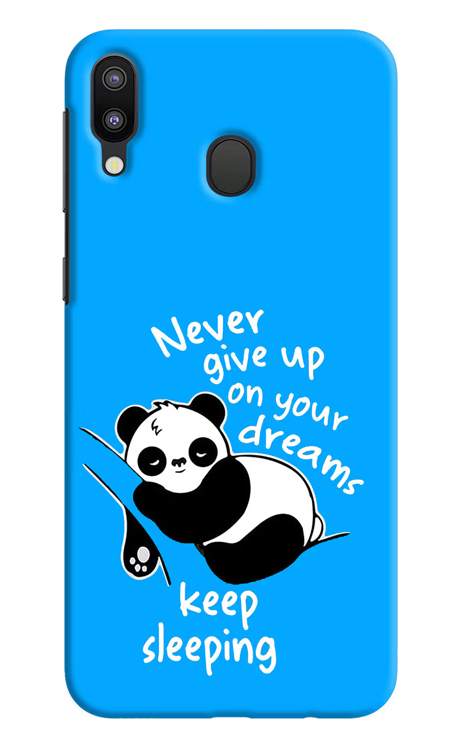 Keep Sleeping Samsung M20 Back Cover, Hard case