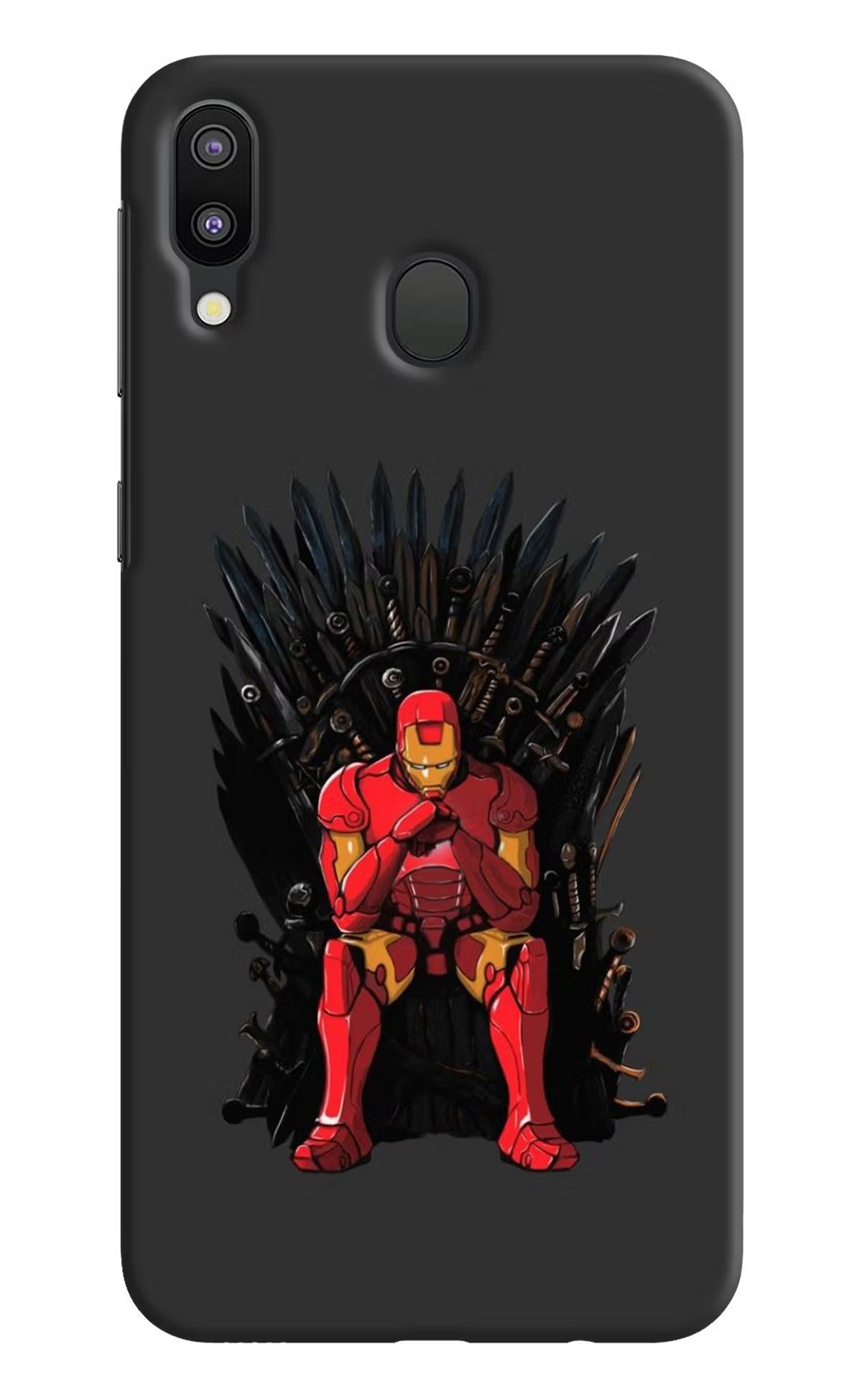 Ironman Throne Samsung M20 Hard Case Back Cover by Casekaro