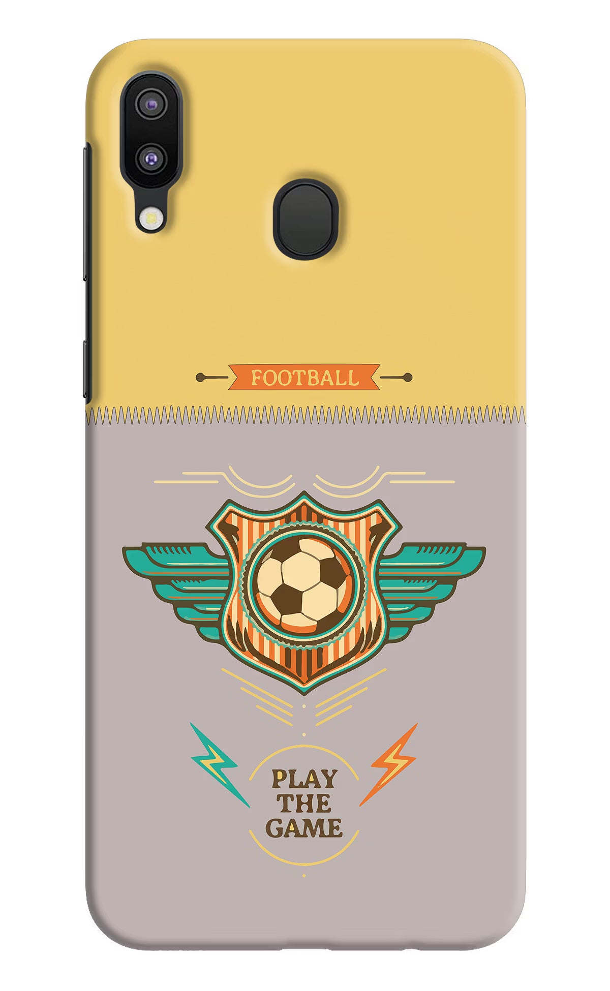 Football Samsung M20 Hard Case Back Cover by Casekaro