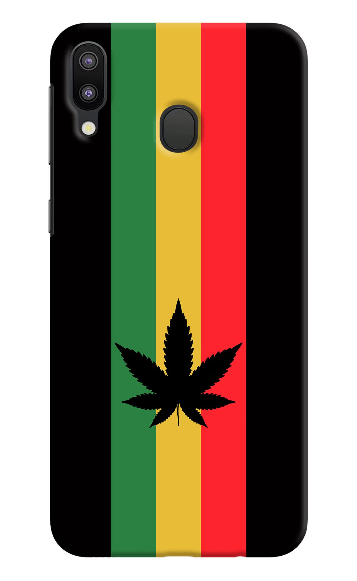 Weed Flag Samsung M20 Hard Case Back Cover by Casekaro