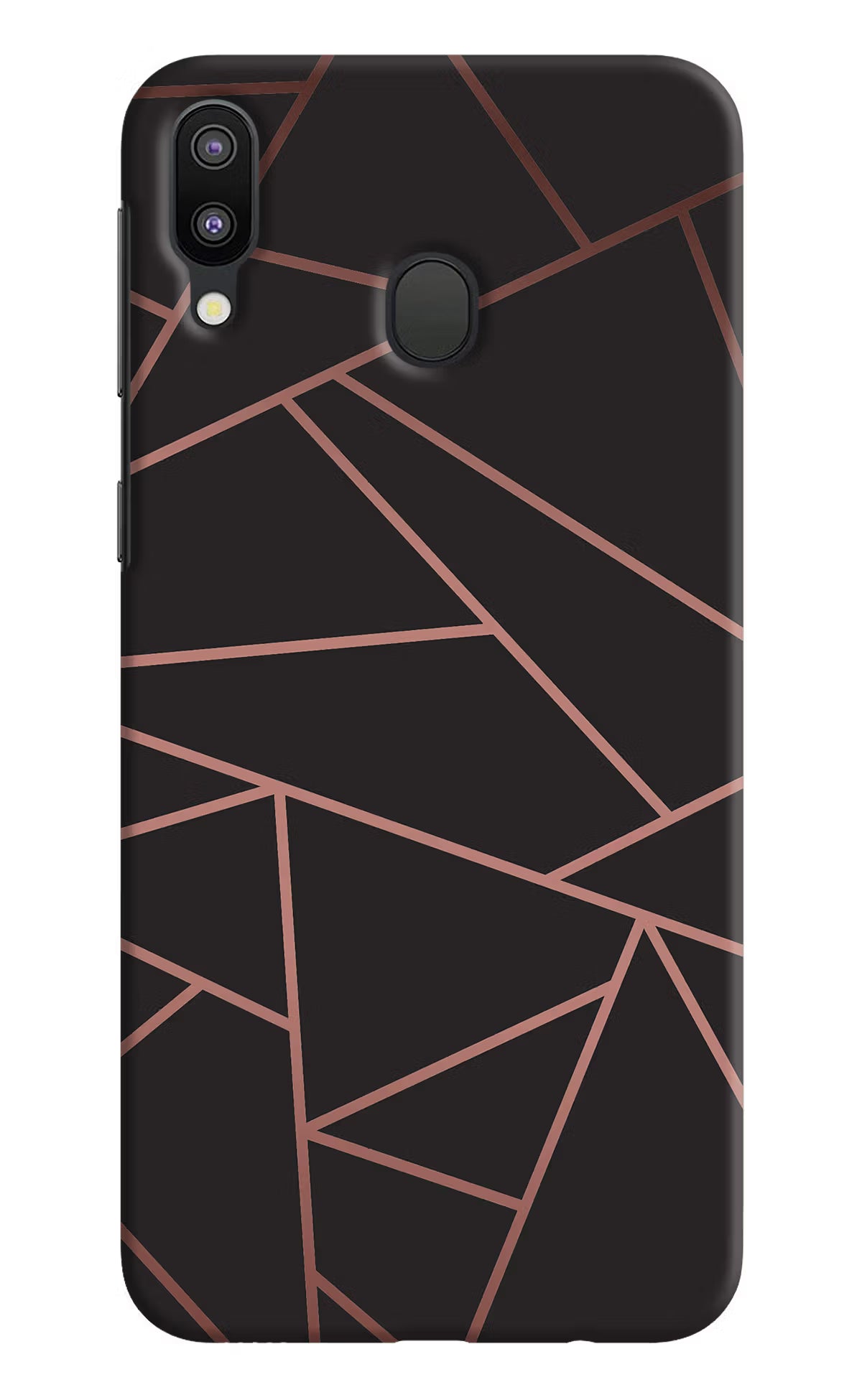 Geometric Pattern Samsung M20 Hard Case Back Cover by Casekaro