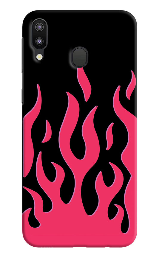 Fire Flames Samsung M20 Hard Case Back Cover by Casekaro