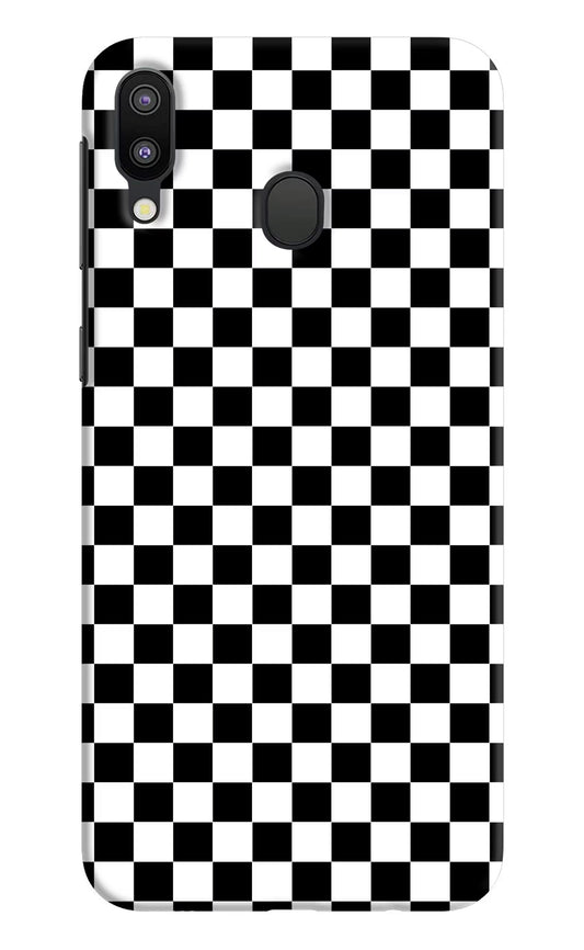 Chess Board Samsung M20 Hard Case Back Cover by Casekaro