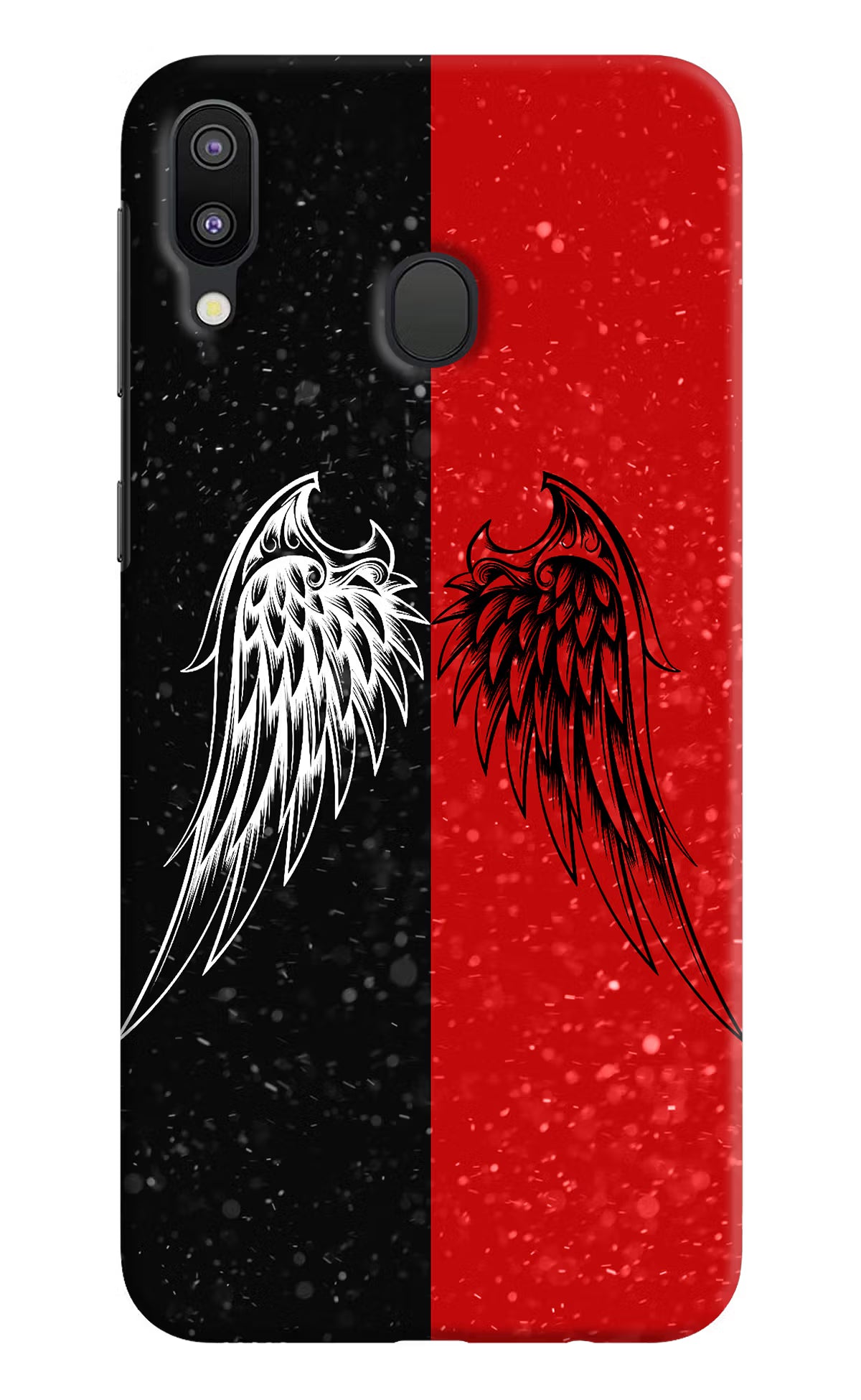 Wings Samsung M20 Hard Case Back Cover by Casekaro