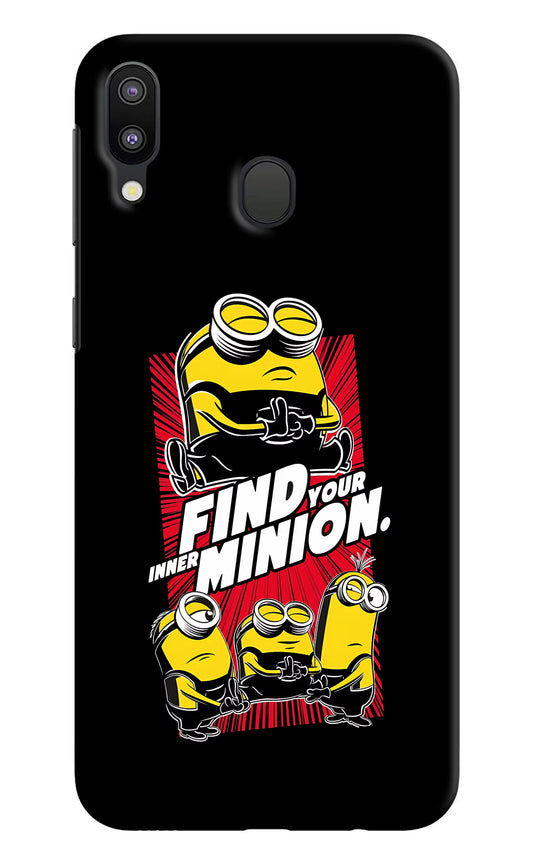 Find your inner Minion Samsung M20 Hard Case Back Cover by Casekaro