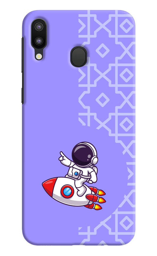 Cute Astronaut Samsung M20 Hard Case Back Cover by Casekaro