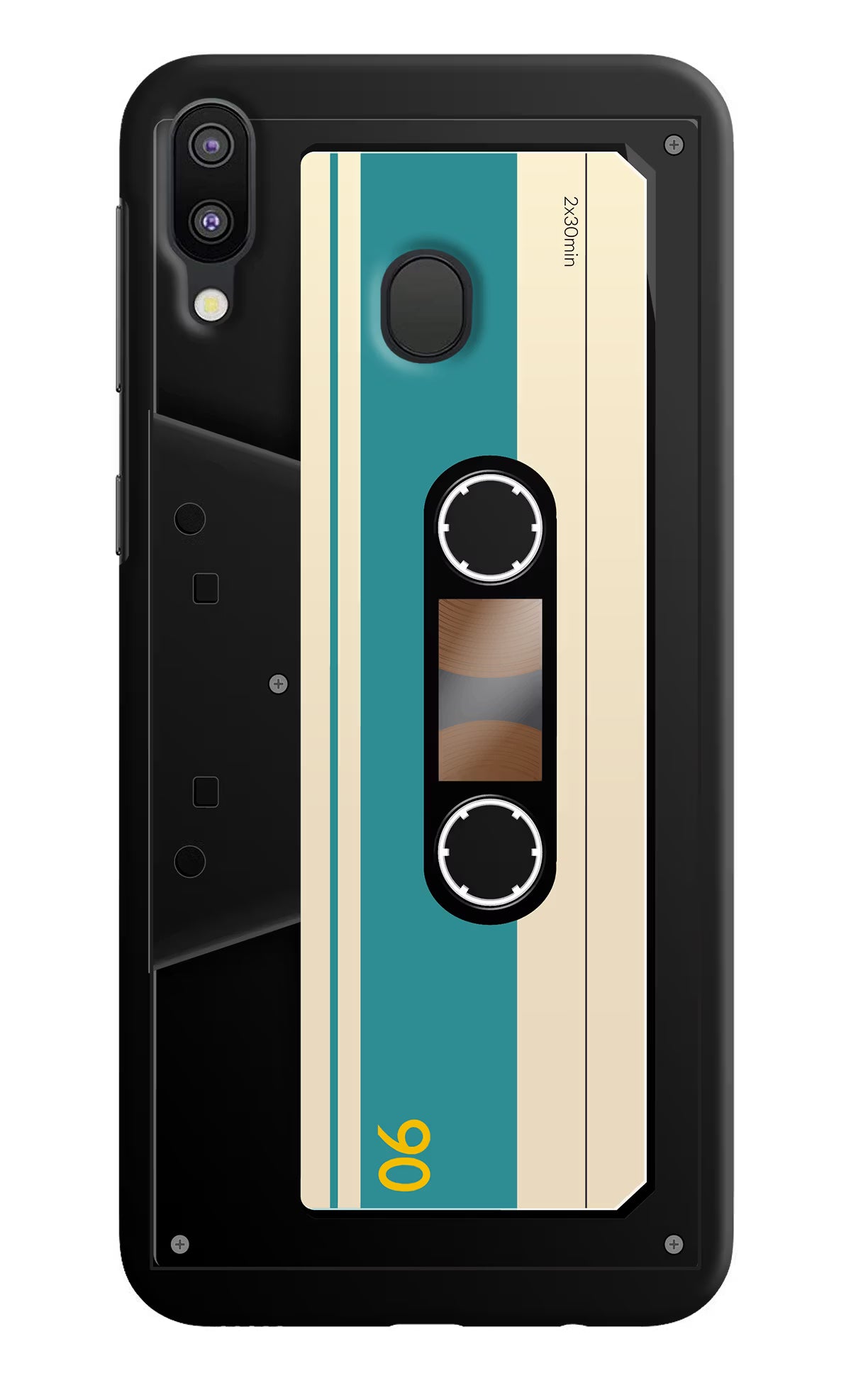 Cassette Samsung M20 Hard Case Back Cover by Casekaro