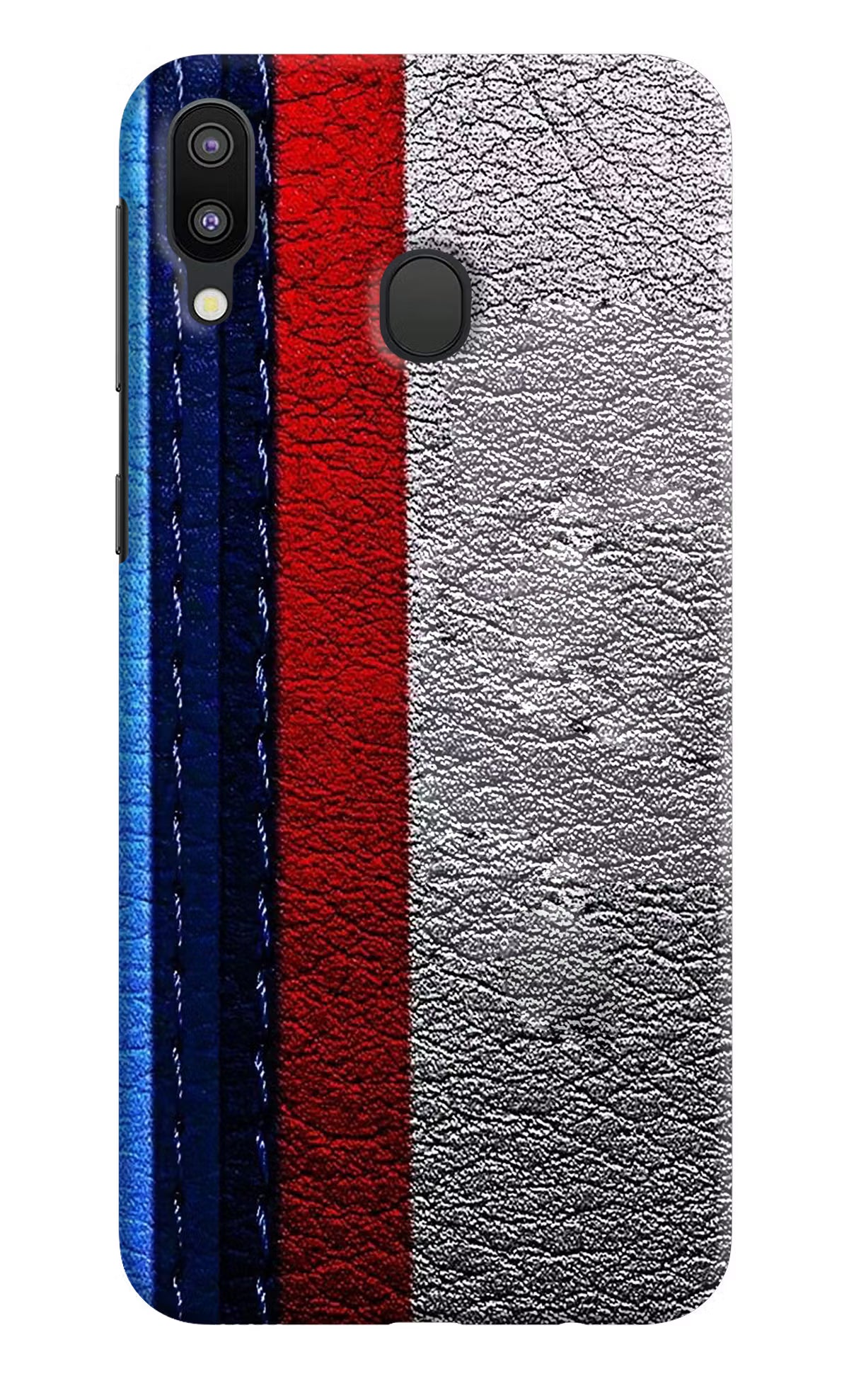 BMW Stripes Samsung M20 Hard Case Back Cover by Casekaro