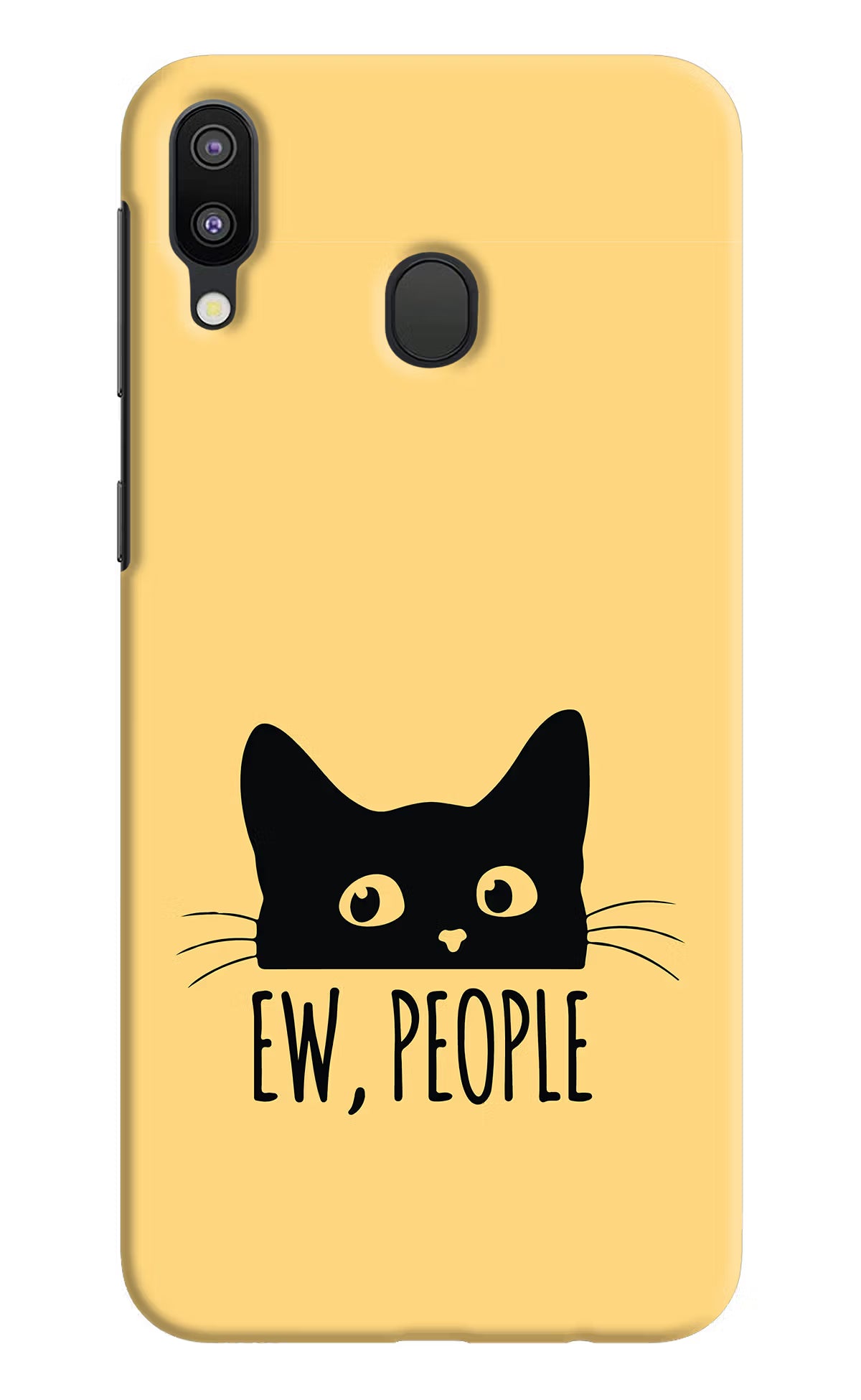 Ew People Catitude Samsung M20 Hard Case Back Cover by Casekaro