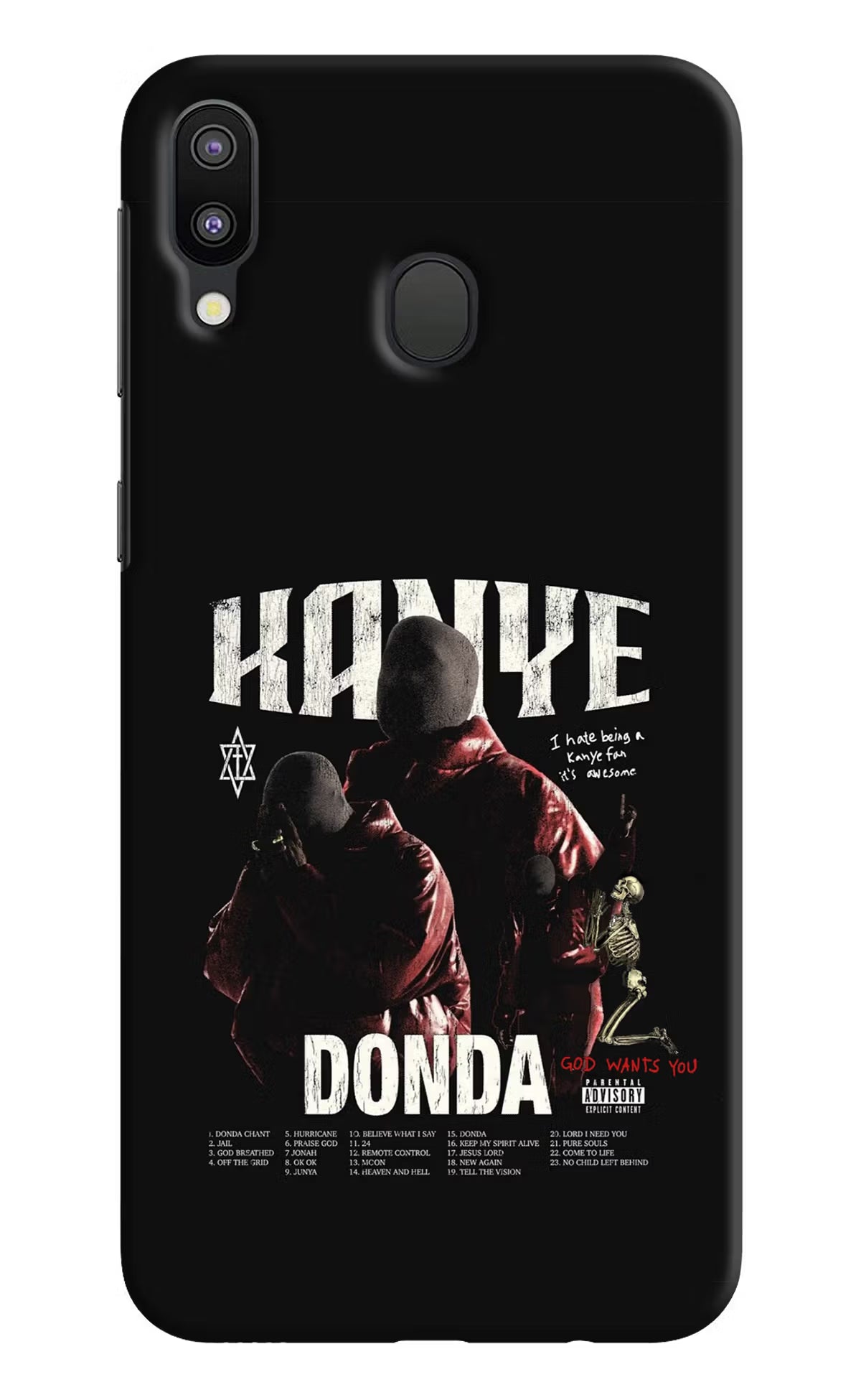 Donda Kanye West Samsung M20 Hard Case Back Cover by Casekaro