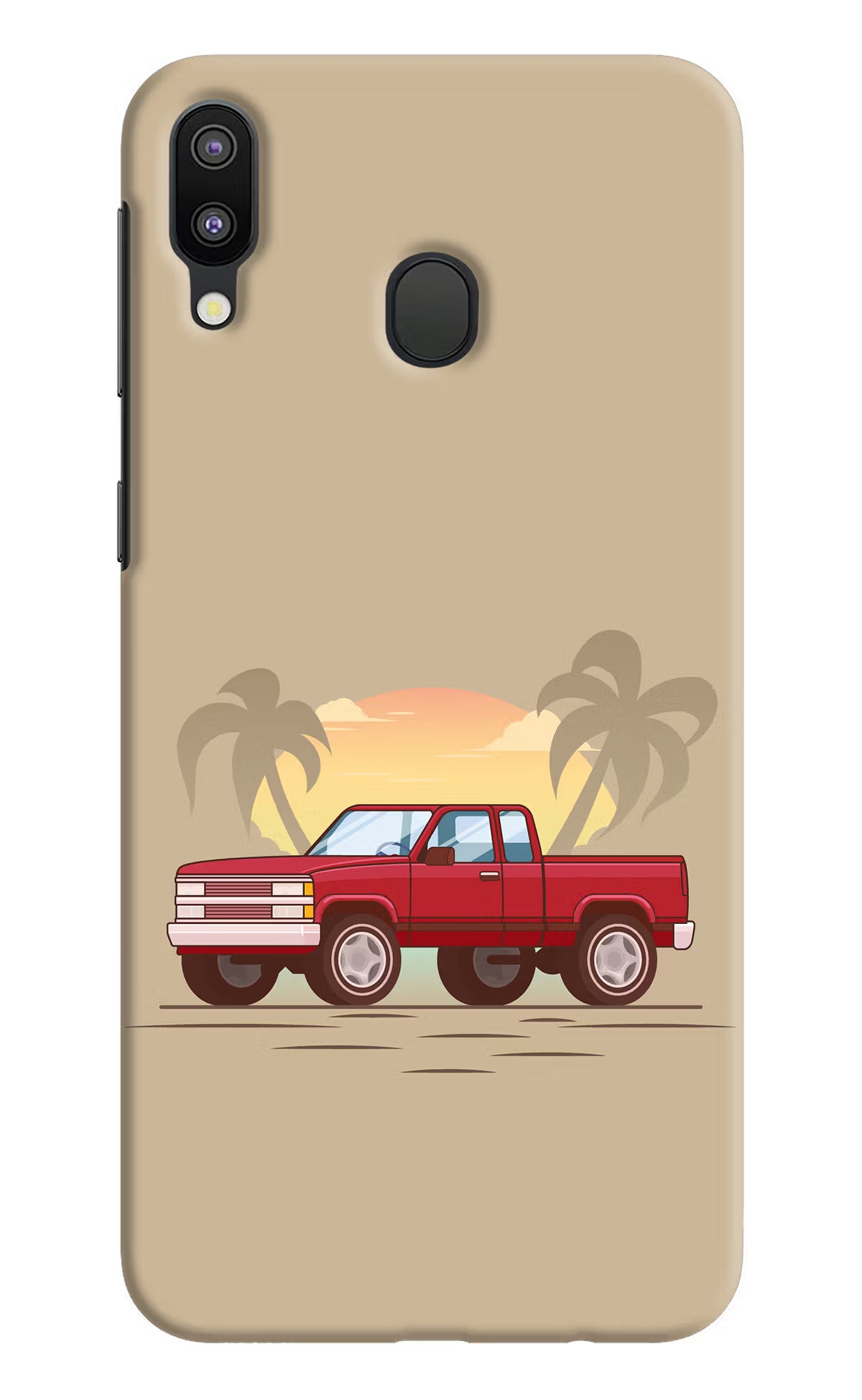 Desert Classic Drive Samsung M20 Hard Case Back Cover by Casekaro