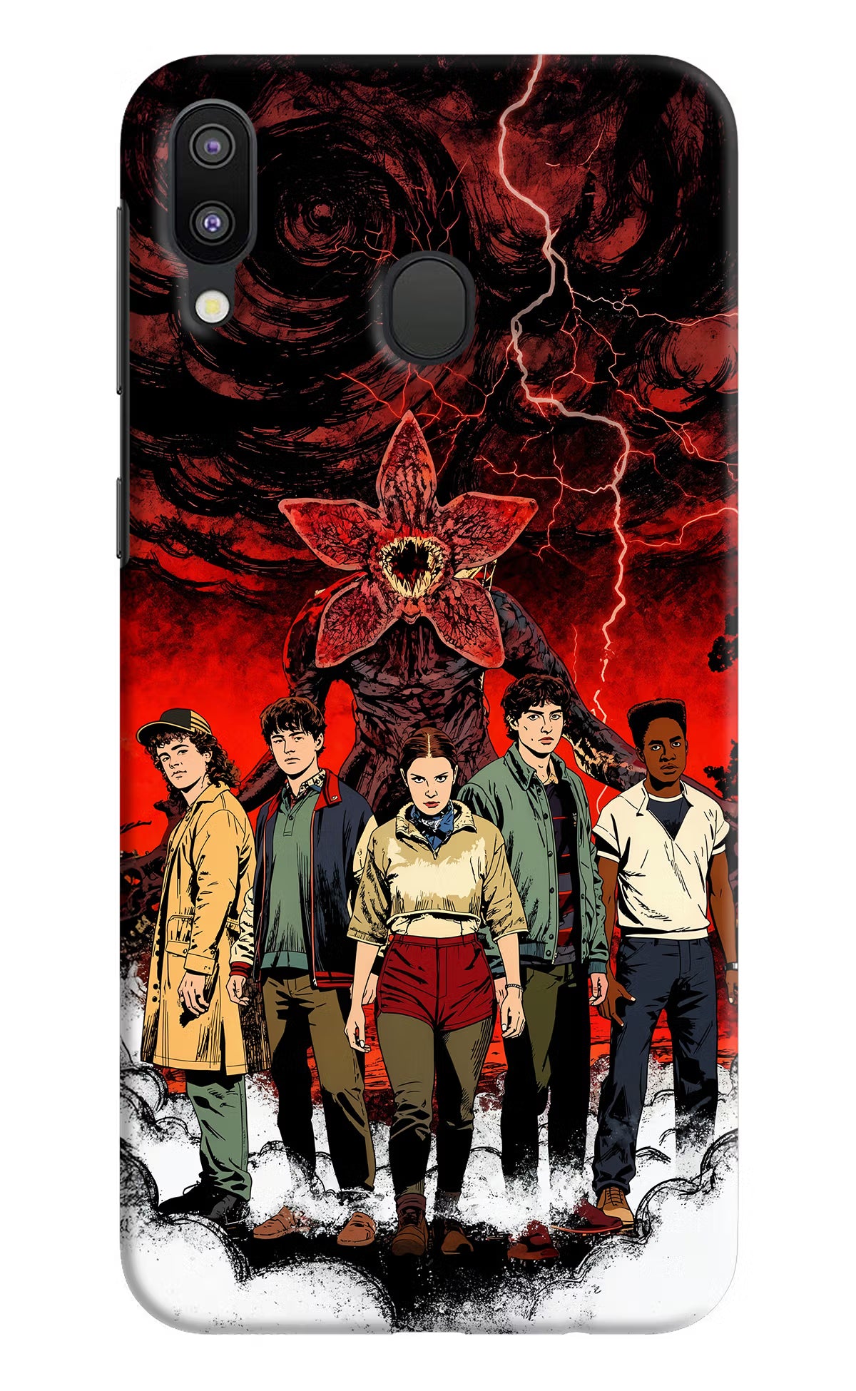 Ordinary Things Characters Samsung M20 Hard Case Back Cover by Casekaro