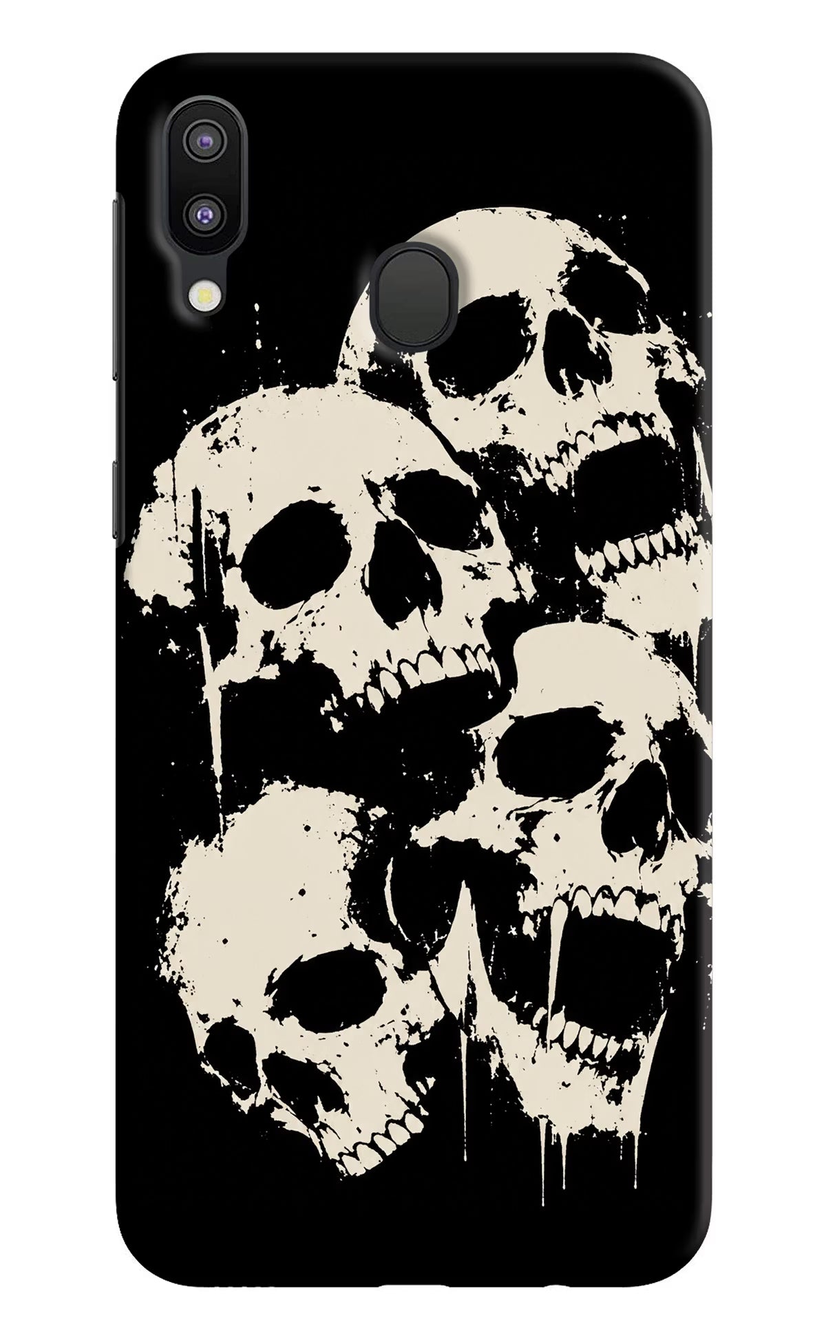 Dead Stack Samsung M20 Hard Case Back Cover by Casekaro