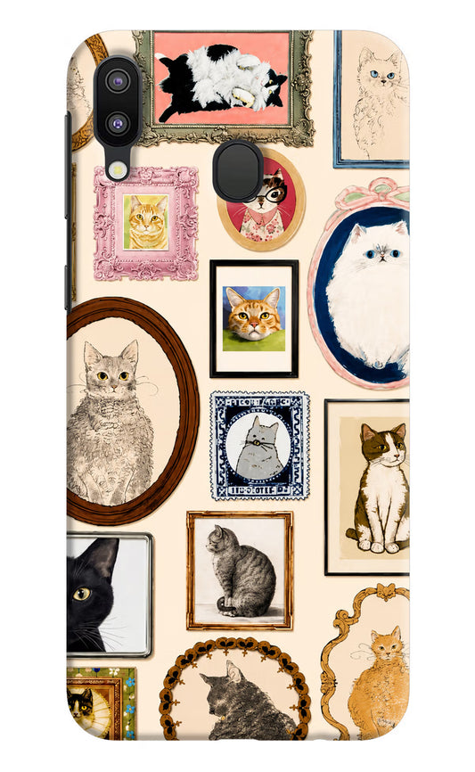Mirror Cats Samsung M20 Hard Case Back Cover by Casekaro
