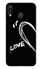 Love Line Samsung M20 Hard Case Back Cover by Casekaro