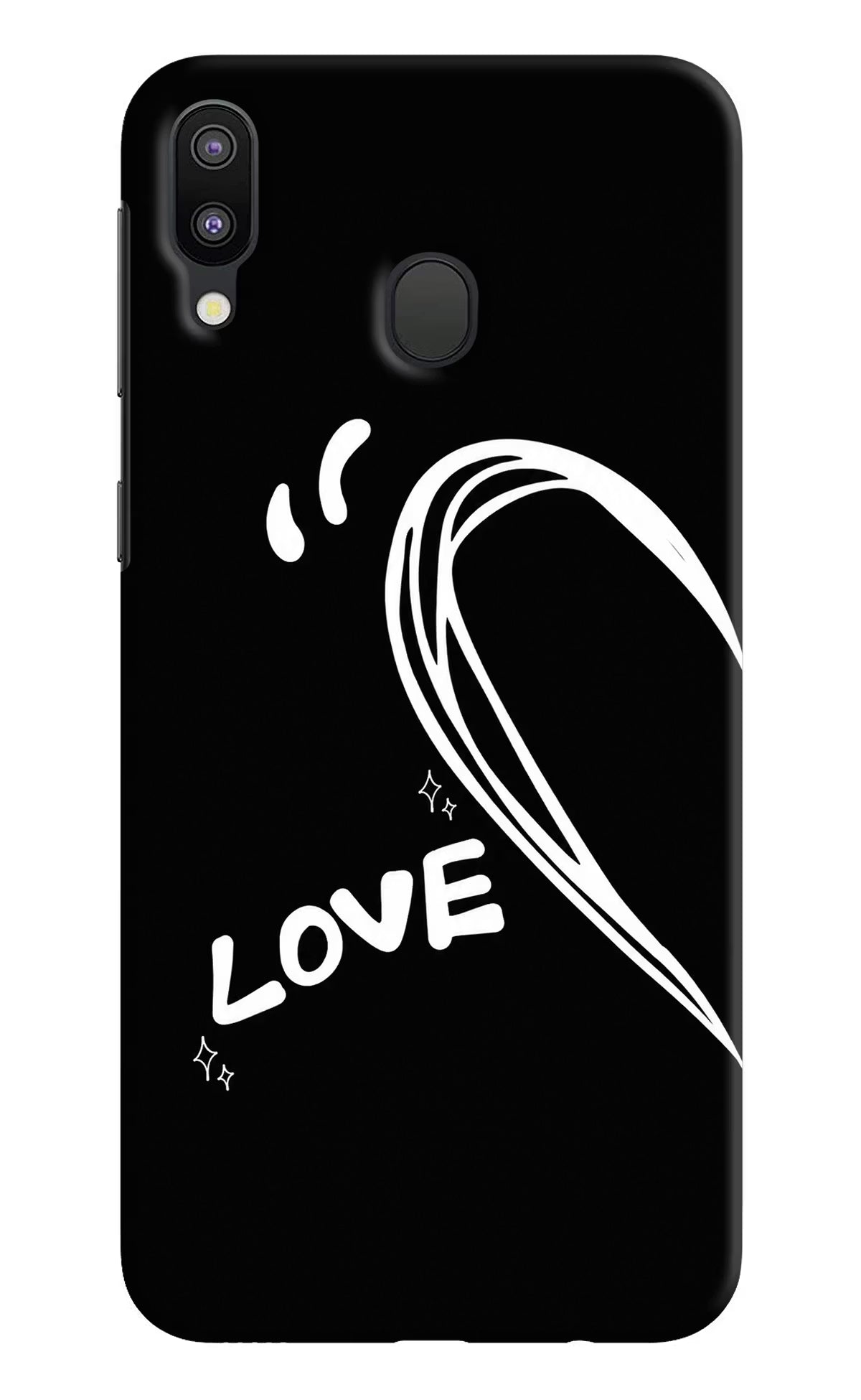 Love Line Samsung M20 Back Cover