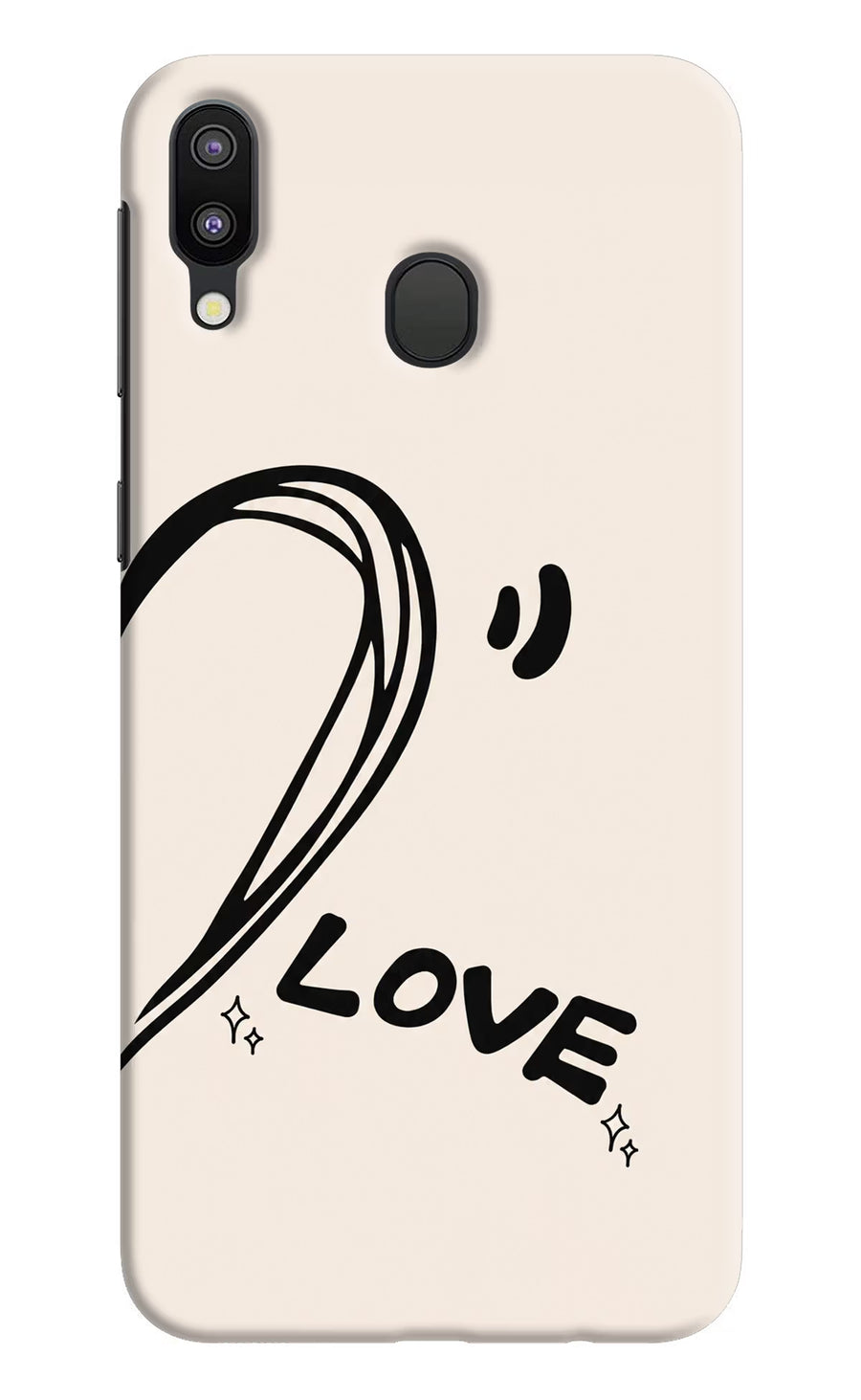 Soul Line Samsung M20 Back Cover, Hard case