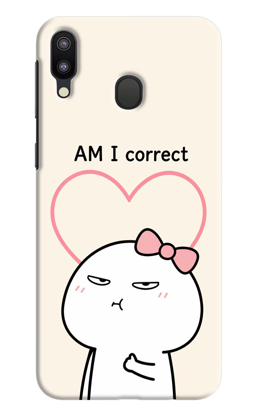 Always Right Samsung M20 Back Cover, Hard case