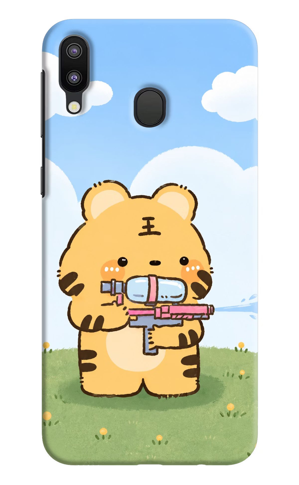 Tiger Treat Samsung M20 Back Cover