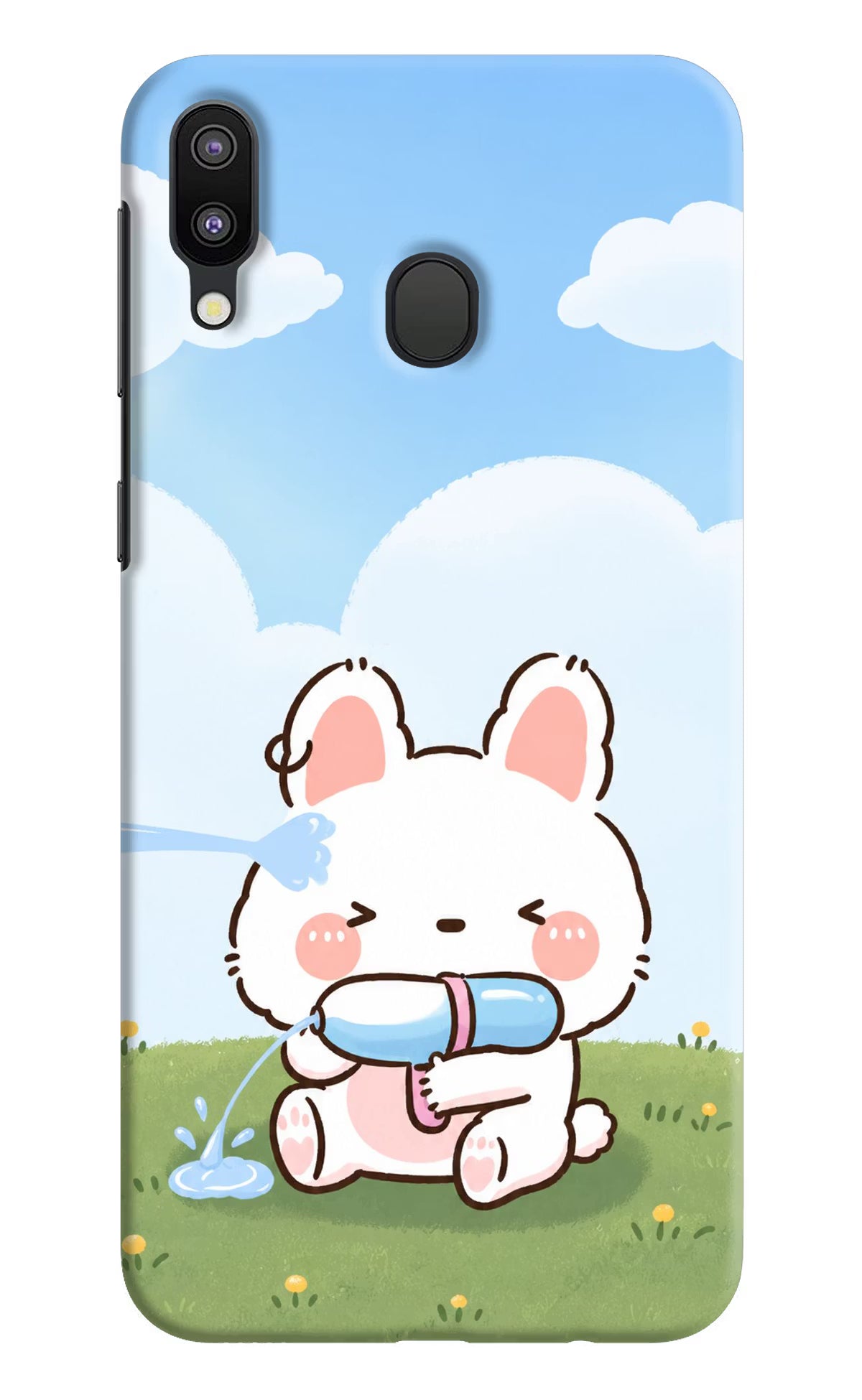 Bunny Treat Samsung M20 Back Cover