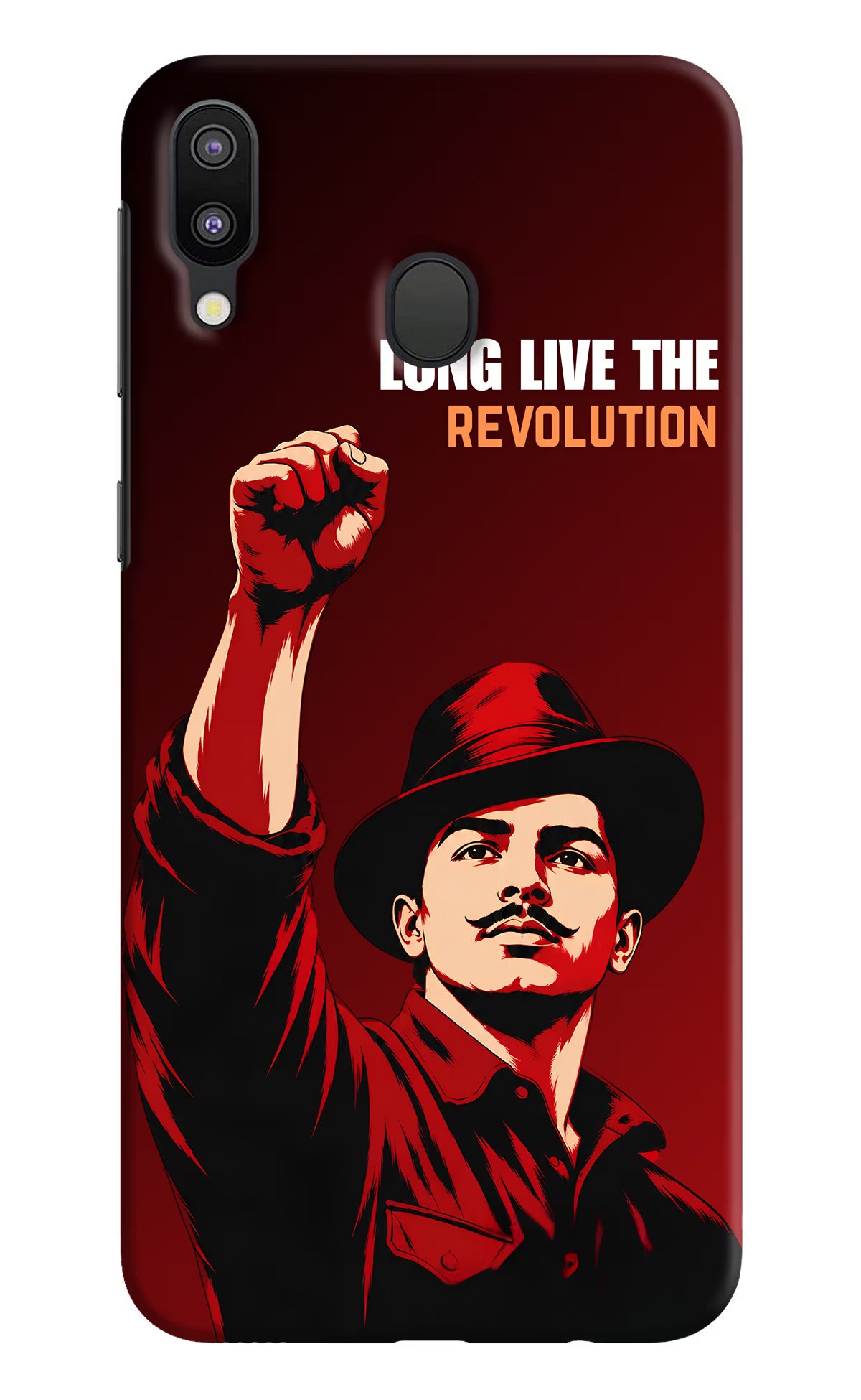 Bhagat Singh Revolution Samsung M20 Back Cover