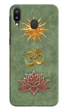 Om & Lotus Samsung M20 Back Cover