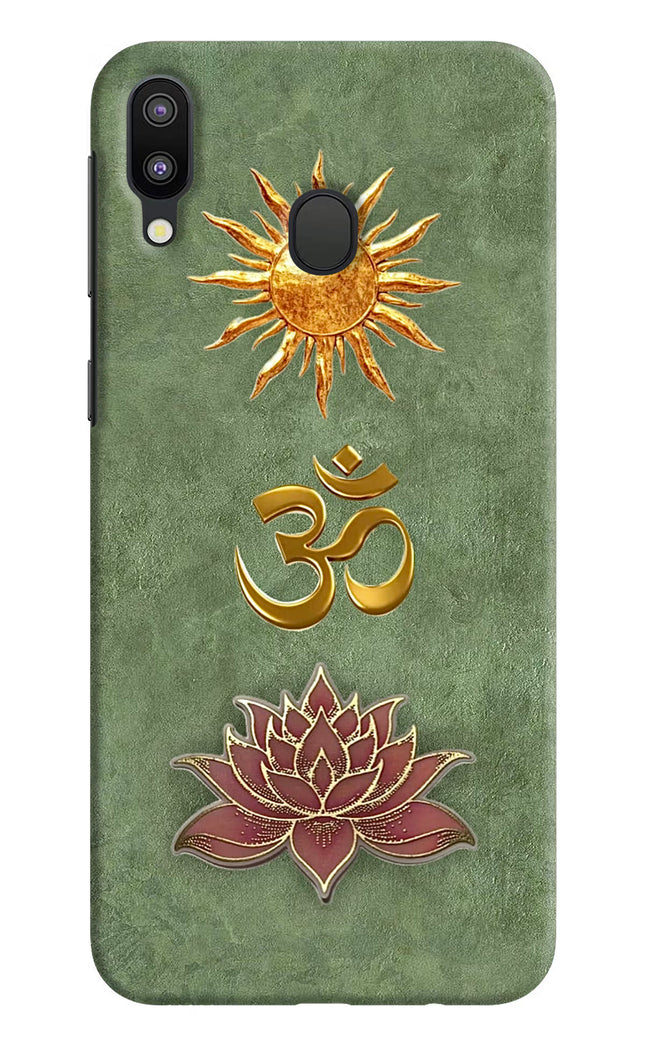Om & Lotus Samsung M20 Back Cover