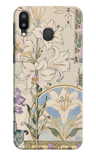 White Lily Samsung M20 Back Cover