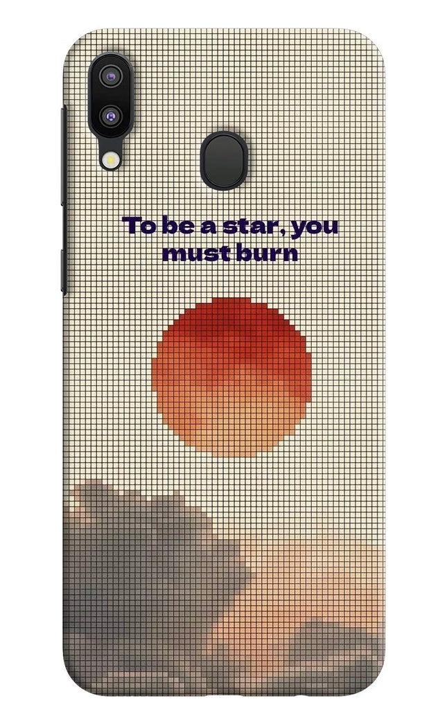 Pixel Sun Samsung M20 Hard Case Back Cover by Casekaro