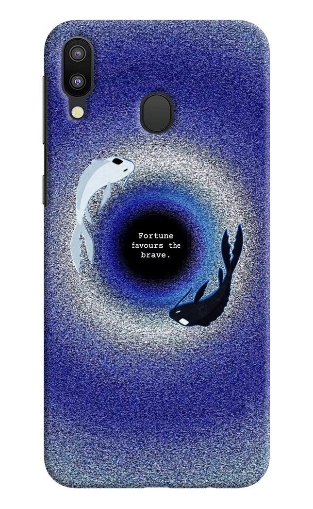 Dark Koi Samsung M20 Hard Case Back Cover by Casekaro