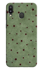 Green Stars Samsung M20 Back Cover
