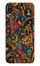 Folk Print Samsung M20 Back Cover