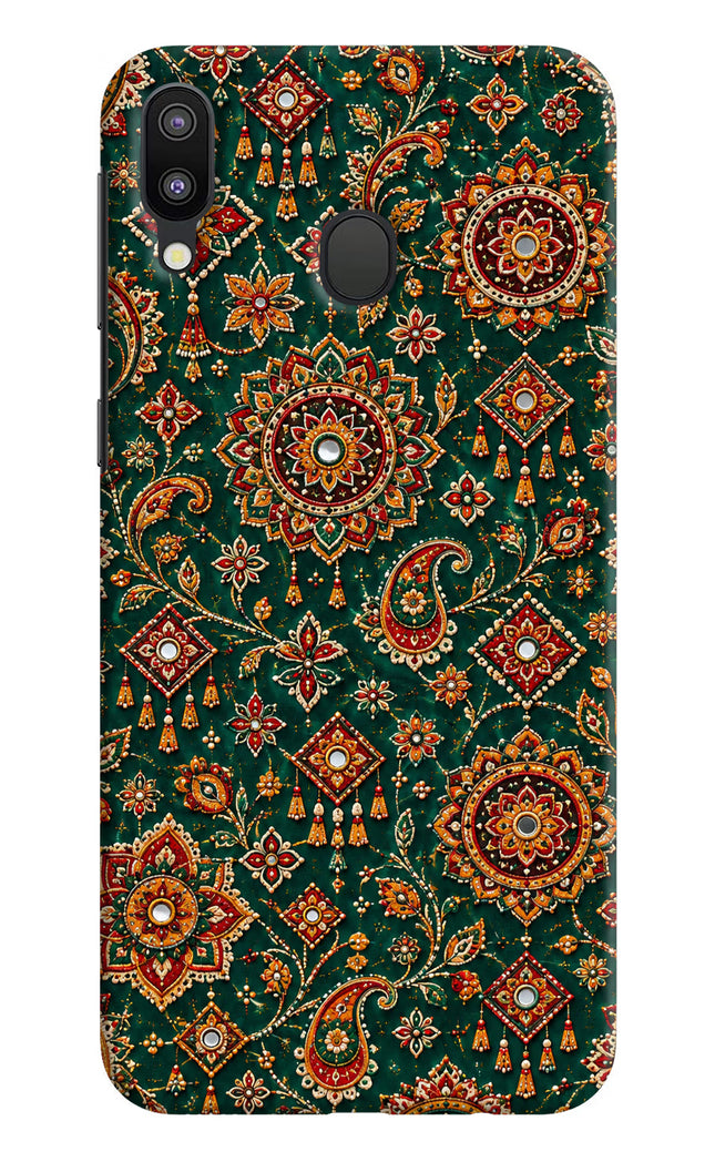 Green Pataka Samsung M20 Hard Case Back Cover by Casekaro