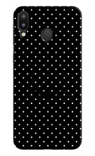 White Dots Samsung M20 Pop Case by Casekaro