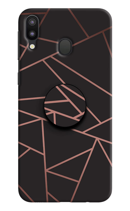 Geometric Pattern Samsung M20 Pop Case by Casekaro