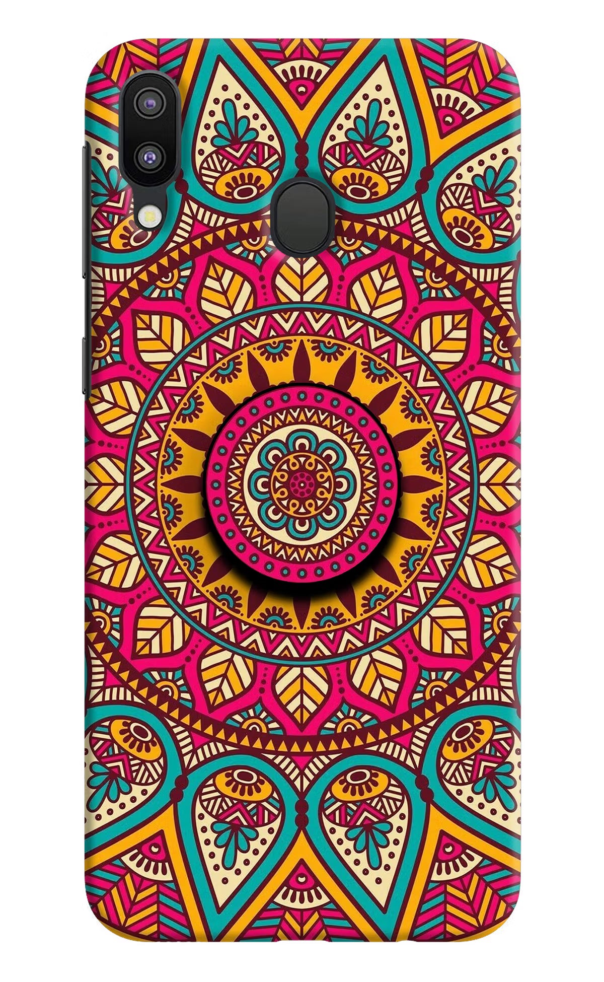 Mandala Samsung M20 Pop Case by Casekaro