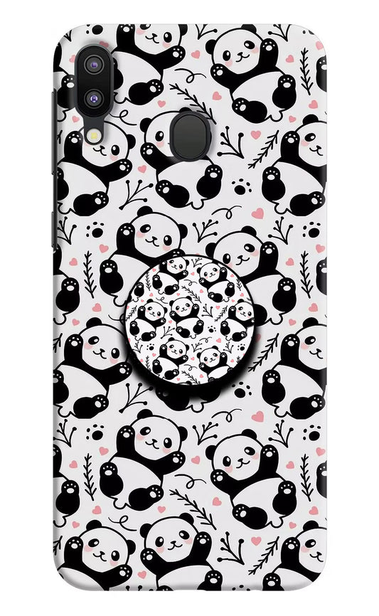 Cute Panda Samsung M20 Pop Case by Casekaro