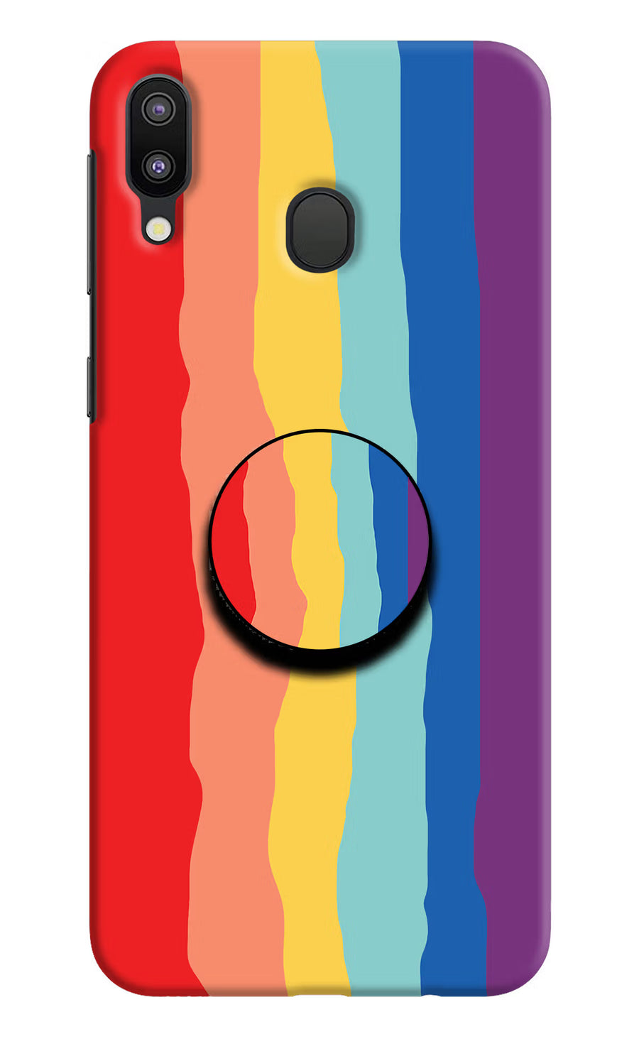 Rainbow Samsung M20 Pop Case, Hard case