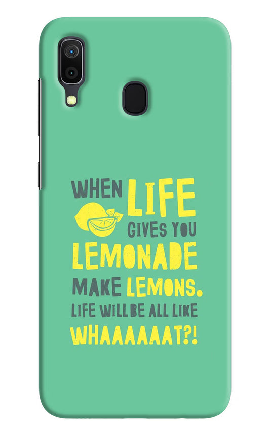 Quote Samsung A30 Hard Case Back Cover by Casekaro