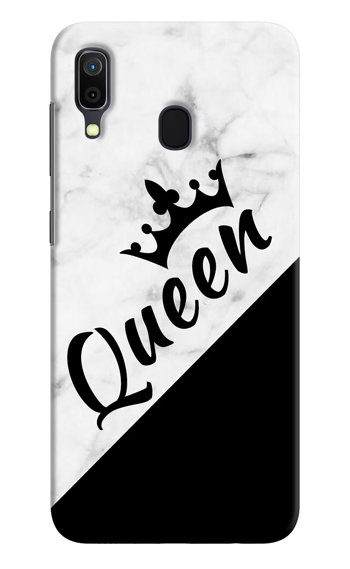 Queen Samsung A30 Hard Case Back Cover by Casekaro