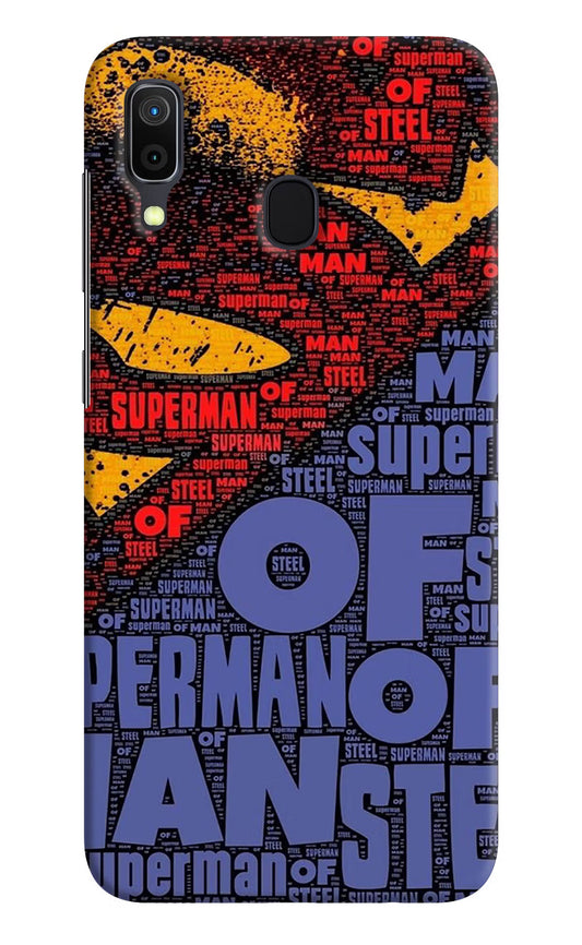 Superman Samsung A30 Hard Case Back Cover by Casekaro